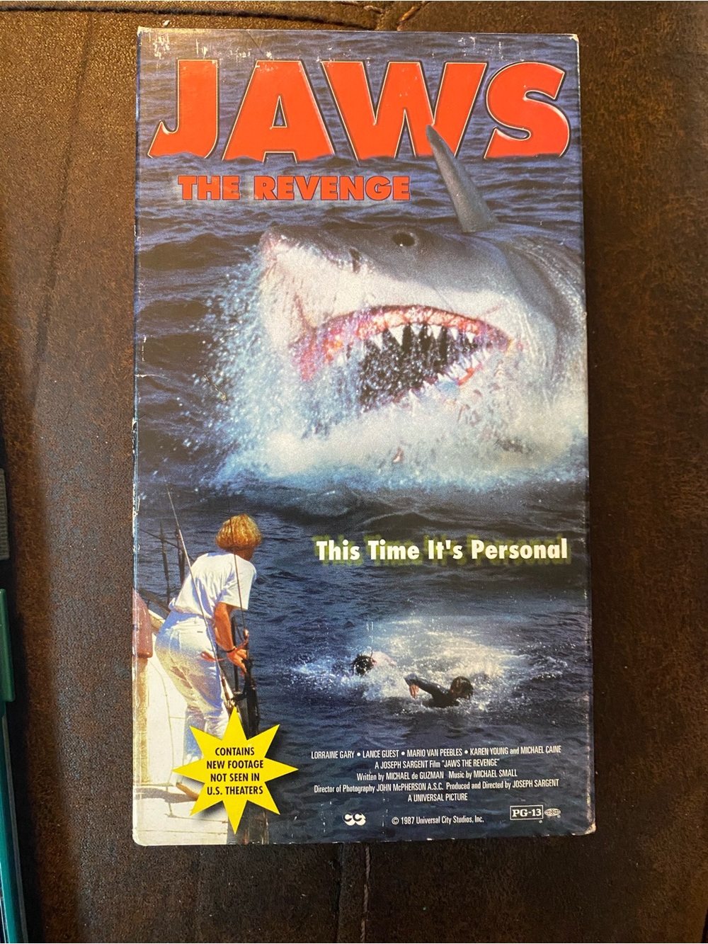 GoodTimes Home Video Jaws: The Revenge VHS PG-13 1987 Full Screen Horror Caine